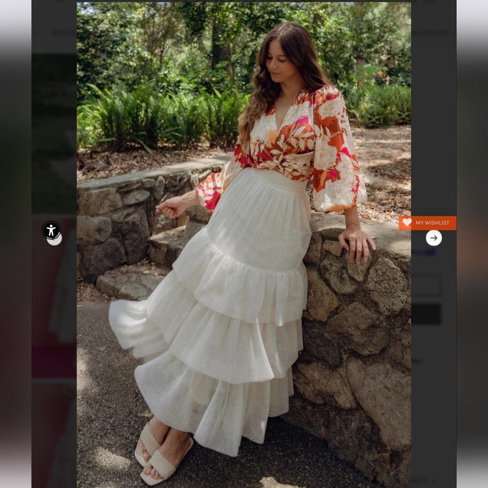 Flying Tomato Chic Purpose Tulle Skirt - Picture 6 of 7